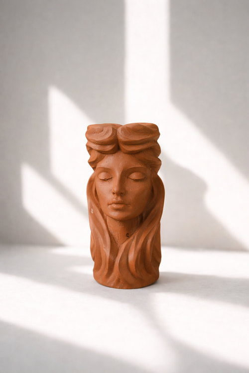 Dekoratif Kadın Büst Heykel